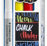 STAEDTLER Lumocolor chalk marker Kreidemarker. farbsortiert