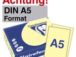 Clairefontaine Trophée DIN A5 gelb 80 g/m²