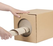 WIHEDÜ Paper-Box Polsterpapier 35,5 cm x 450,0 braun