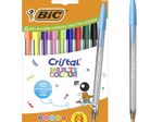 BIC® CRISTAL MULTICO Kugelschreiber transparent 0.6 mm Schreibfarbe: Mehrfarbig