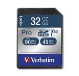 Verbatim Pro Speicherkarte 32 GB