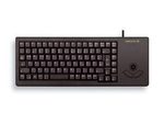 CHERRY G84-5400 XS kabelgebundene Tastatur mit Trackball - QWERTY ESP - schwarz