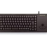 CHERRY G84-5400 XS kabelgebundene Tastatur mit Trackball - QWERTY ESP - schwarz