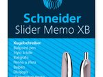 Schneider Slider Memo Kugelschreiber pearl 0.7 mm Schreibfarbe: Blau, 4 St. + GRATIS 1 Schneider Slider Rave XB pearl