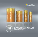 Varta LR20, Alkali, 1,5 V, 2 Stück(e), Weiß, Gelb