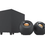 Creative Labs Creative Pebble Plus - Lautsprechersystem - für PC - 2.1-Kanal - 8 Watt (Gesamt) Schwarz