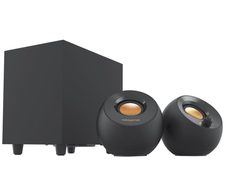 Creative Labs Creative Pebble Plus - Lautsprechersystem - für PC - 2.1-Kanal - 8 Watt (Gesamt) Schwarz
