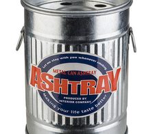 APS SMOKY Aschenbecher silber