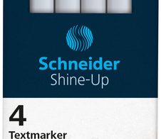 Schneider Shine-UP Textmarker grau 1.0 - 4.0 mm Schreibfarbe: Mehrfarbig