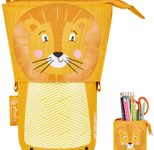 herlitz Stiftehalter Lion 14,0 x 7,5 x 18,5 cm gelb