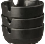 APS Aschenbecher schwarz 3 St.