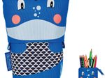 herlitz Stiftehalter Whale 14,0 x 7,5 x 18,5 cm blau