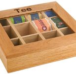 APS Teebox 31x28 cm hellbraun