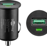 goobay KFZ-Ladeadapter 18W schwarz