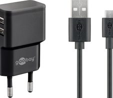 goobay Ladeakabel 12W schwarz