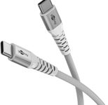 goobay USB-C Textilkabel 2m weiß