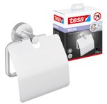 tesa Toilettenpapierhalter MOON silber