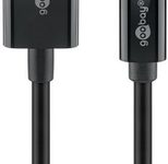 goobay USB-C/DP Kabel 2m schwarz