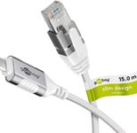 goobay USB-C/RJ45 Kabel 15m weiß