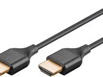 goobay HDMI-Kabel mit Ethernet 3m schwarz