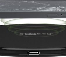 goobay Ladeadapter kabellos 15W schwarz