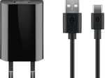 goobay Ladeakabel USB-C 5W schwarz