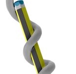 goobay LAN-Kabel CAT6A 3m grau