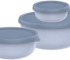 MEPAL Frischhaltedosen-Set Lumina, blau