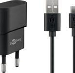goobay Ladeakabel USB-C 5W schwarz