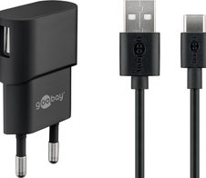 goobay Ladeakabel USB-C 5W schwarz