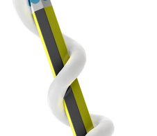 goobay LAN-Kabel CAT6A 0,5m weiß