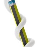 goobay LAN-Kabel CAT6A 0,15m weiß