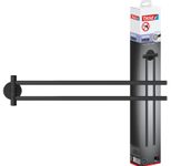 tesa Handtuchhalter MOON schwarz matt