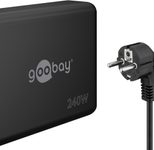 goobay Multiport-Schnellladegerät 240W schwarz