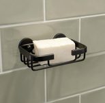 tesa Seifenschale Wandmontage ALUXX schwarz