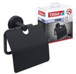 tesa Toilettenpapierhalter MOON schwarz