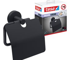 tesa Toilettenpapierhalter MOON schwarz