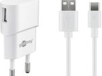 goobay Ladeakabel USB-C 5W weiß