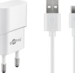 goobay Ladeakabel USB-C 5W weiß