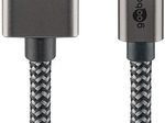goobay USB-C/HDMI Kabel 2m silber, schwarz