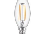 Philips CorePro - Glühbirne mit LED-Filament - Form: B35 - klar Finish - E14 - 4.3 W - Warmweiß - 2700 K
