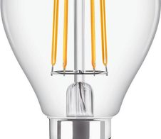 Philips CorePro LEDluster - Glühbirne mit LED-Filament - Form: P45 - klar Finish - E14 - 4.3 W - Warmweiß - 2700 K