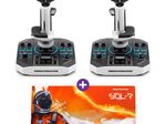 Thrustmaster Joystick Sol-R 2 Hosas Space Sim Duo + Thrustmaster Sol-R Mauspad