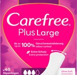 Carefree Slipeinlagen Plus Large ohne Duft für Slip, 48 St.