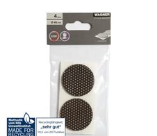 WAGNER® design yourself EH 0140 Anti-Rutsch-Pads Stoff Ø 4,0 cm, 4 St.