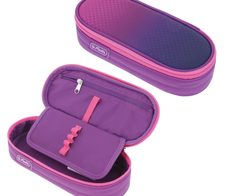 herlitz Schlampermäppchen befüllt Dip Dye pink/purple