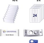 AVERY Zweckform Namensschilder mit Magnet