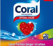 Coral OPTIMAL COLOR Waschmittel 1,43 kg