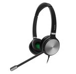 Yealink YHS36 Dual Headset, schwarz / silber