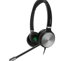 Yealink YHS36 Dual Headset, schwarz / silber